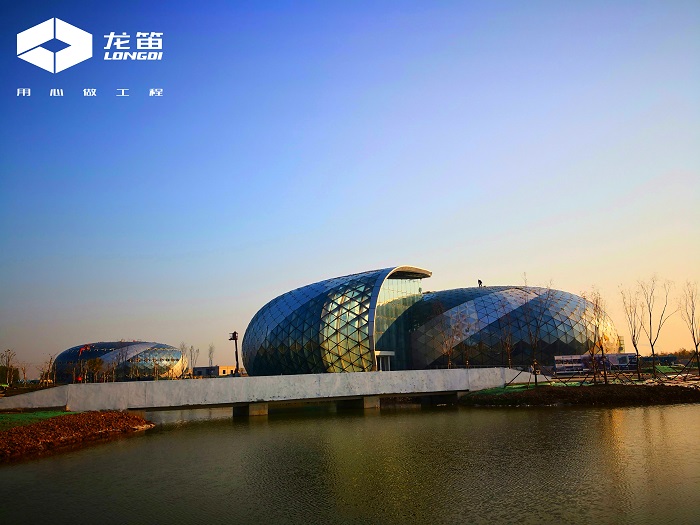 山东滨州北海海螺型大跨度钢结构项目